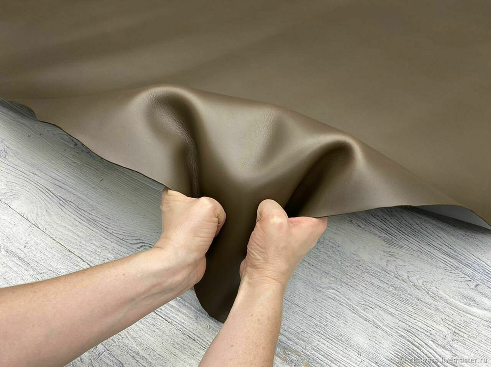 Vacchetta Prima Grey Oliva (2,0-2,2 мм), цв. Оливковый, натуральная кожа