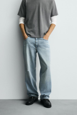 ZARA ДЖИНСЫ BAGGY © OTIS KWAME KYE QUAICOE, ГОЛУБОЙ