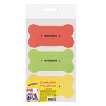 Стиратели магнитные для магнитно-маркерной доски ЮНЛАНДИЯ "Косточка", 55х110 мм, КОМПЛЕКТ 3 ШТ., ассорти, 237503