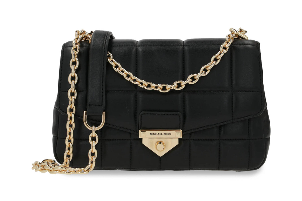 кожаная сумка через плечо soho Michael Kors - черный(30F0G1SL3L)