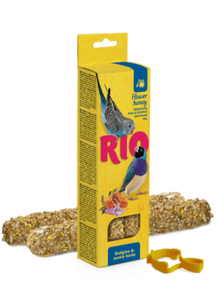 Rio 40г*2 Лакомство для птиц Палочки с медом для волнистых попугаев и экзотов
