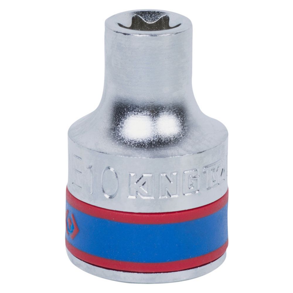 KING TONY (437510M) Головка торцевая TORX Е-стандарт 1/2", E10
