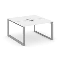 Style Project Рабочая станция двухсторонняя SN-59O.DRS-001 Белый/Металл Серый/Серебро Заглушка 980*1