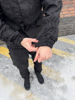 Костюм горка 6 флис осень-зима / черный