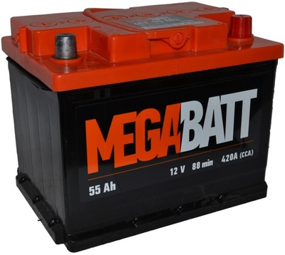 MEGABATT 6СТ- 55 аккумулятор