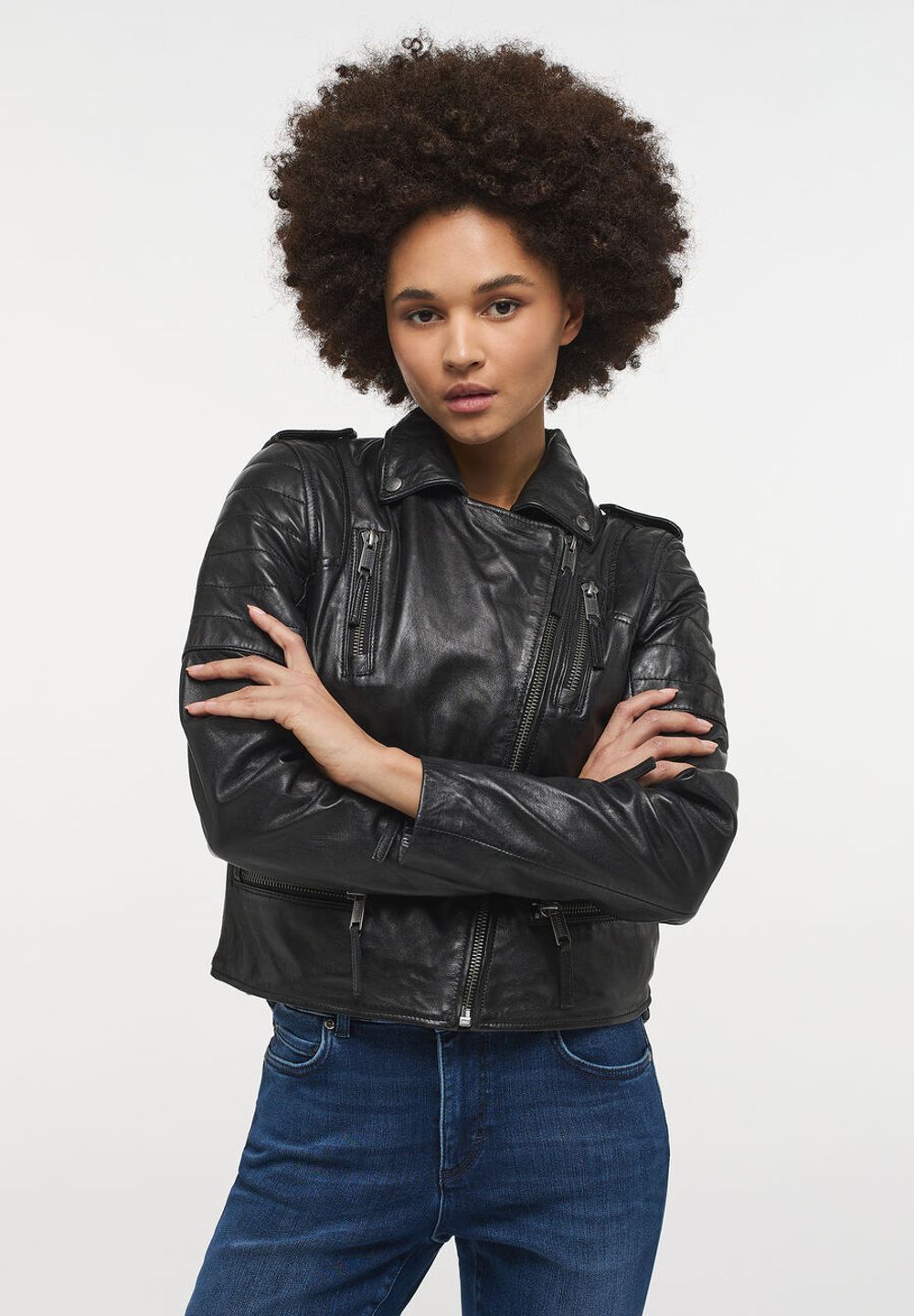 Куртка women's asym. biker jacket MU-W23-52-1000