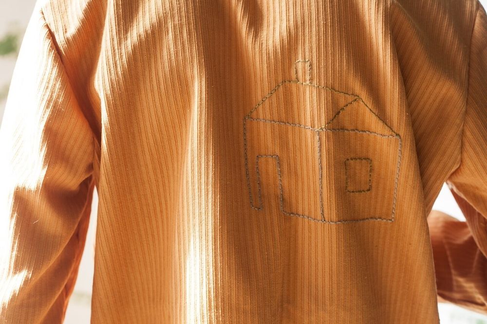 Рубашка Soeurs Embroidered Houses Suit