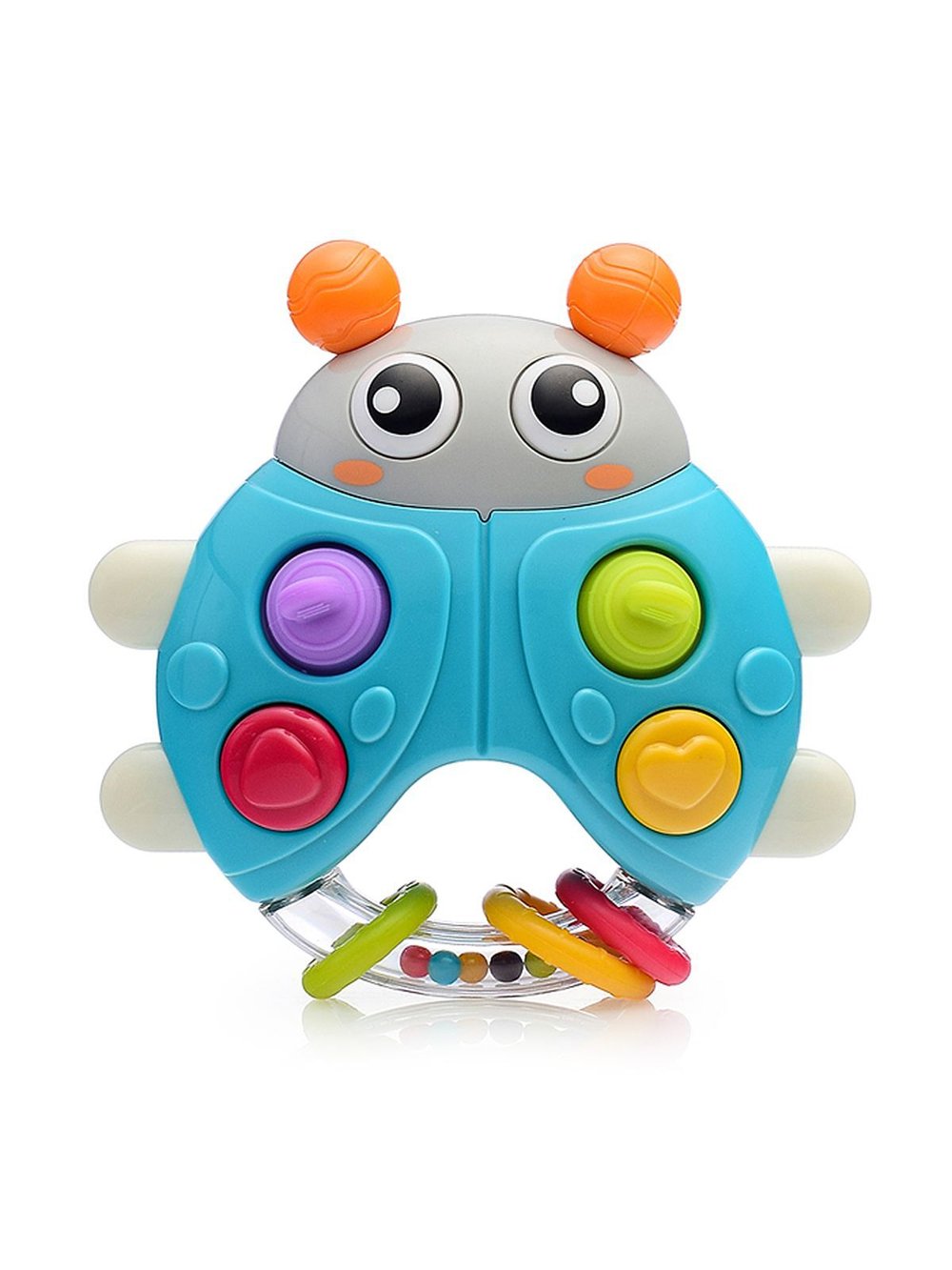 Игрушка развивающая-погремушка Веселый жук (G310)