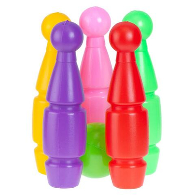 Набор "Кегли" 5+1м. 8000 (Юг-пласт)