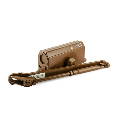 Доводчик дверной лкд дк-50 80 коричневый