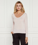 Шерстяной свитер Shakilyna 50522533 HUGO - пудро-розовый(50522533)