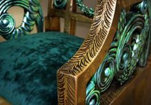 Стул бильярдный Dragon Гранж граб (Dragon Гранж,78 Velvet-Lux,Ткань Vilvet Lux)