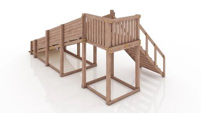 Зимняя горка "Метелица"