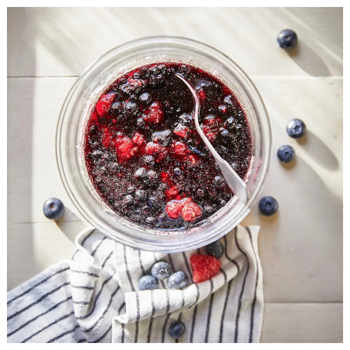 СТОРТСКОН STORTSKON Ароматическая свеча в стакане 50 часов, ягодная/белая/красная