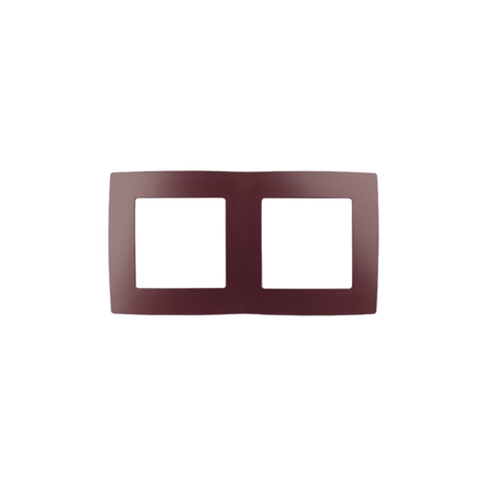 12-5002-25 ЭРА Рамка на 2 поста, Эра12, бордо