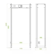 Металлодетектор арочный ZKTeco AMD-1800 PRO(1000мм)