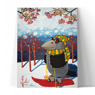 Ворон. Зима