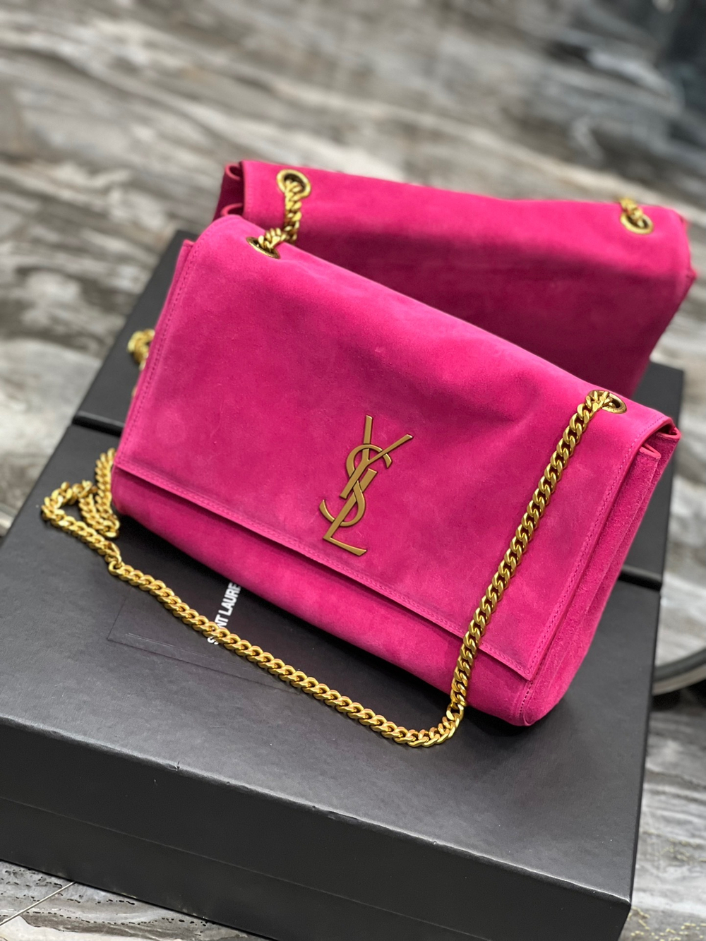 Saint Laurent Kate Medium Reversible Chain Bag 28 cm