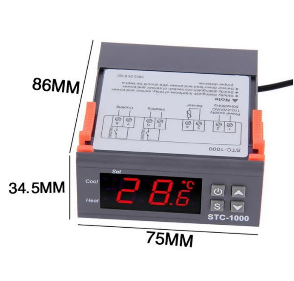 Термостат ET STC-1000/220V