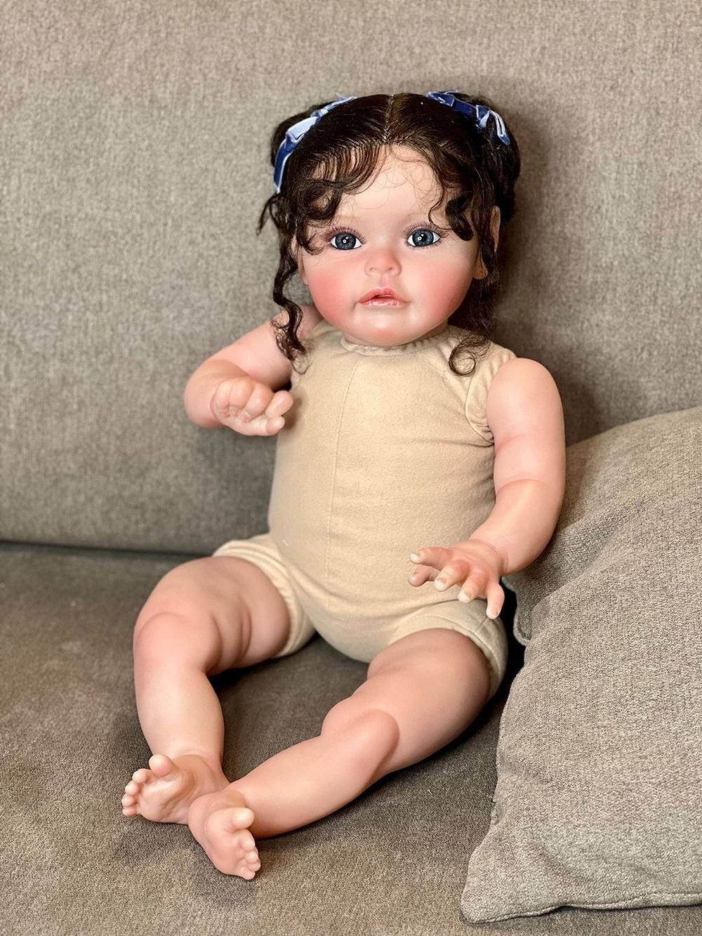 Кукла Реборн мягконабивная 60см в пакете (FA-181A)