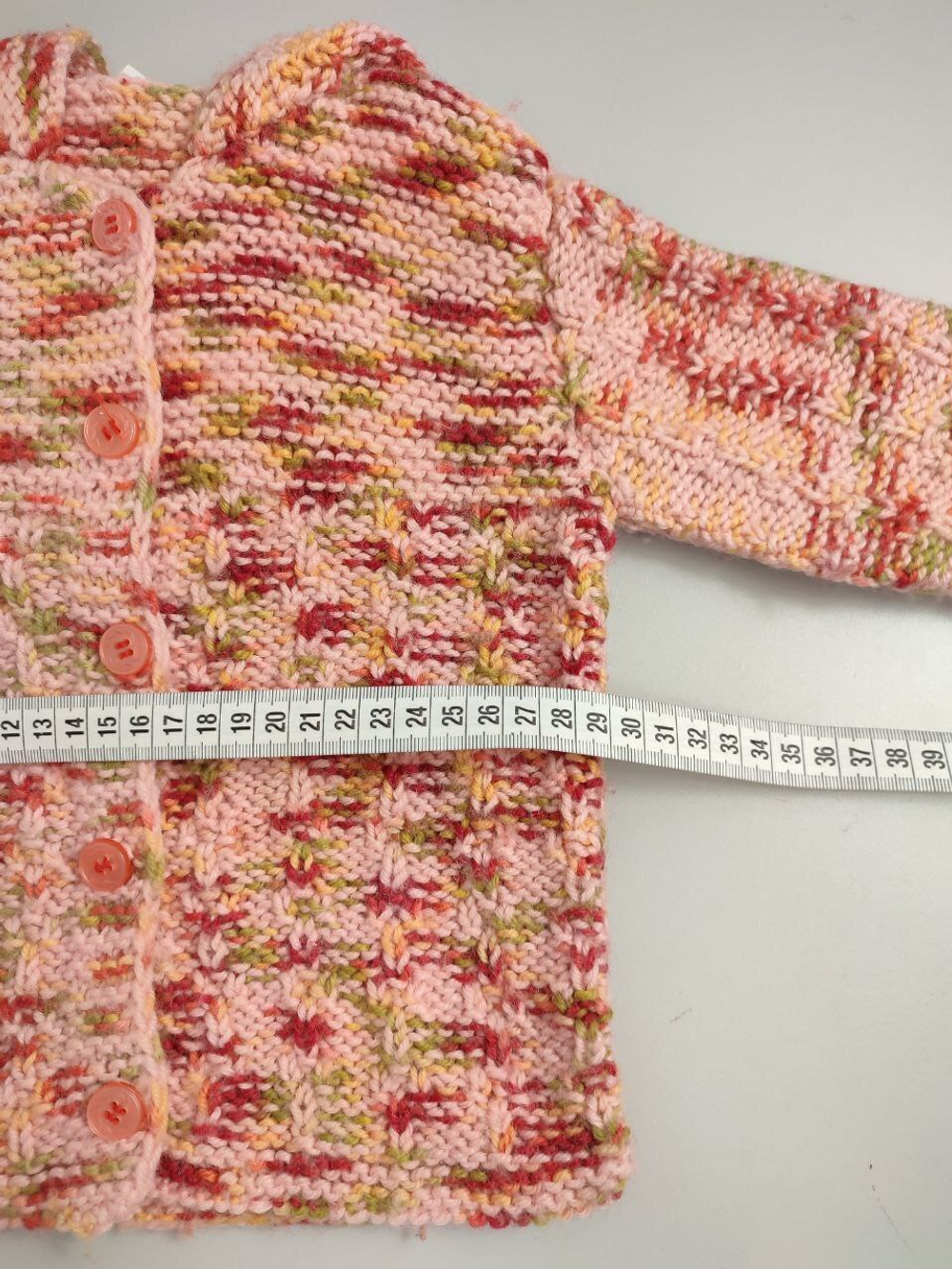 Кофта вязаная с капюшоном на 3-4 года