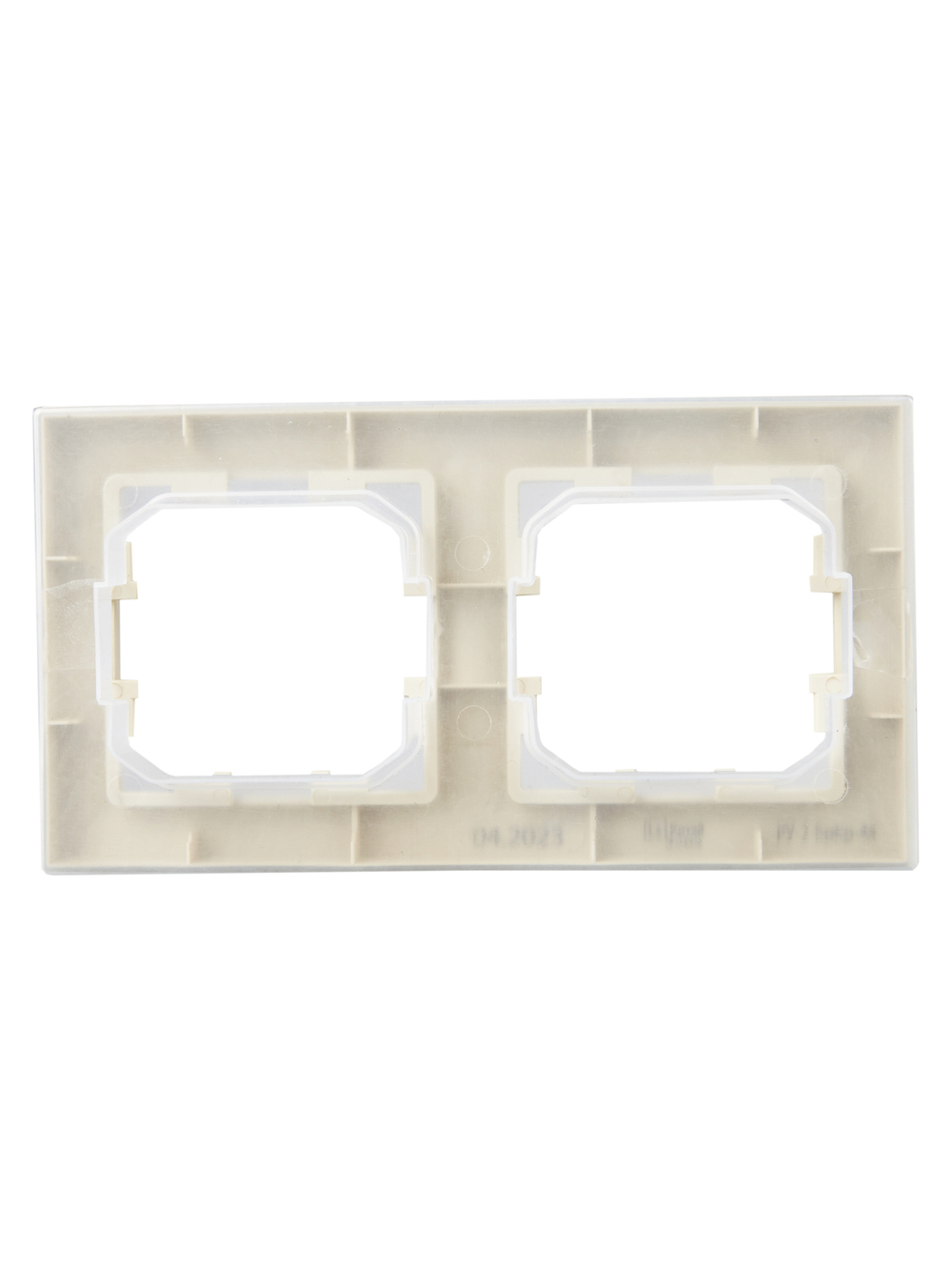 BRITE Рамка 2-местная IP44 РУ-2-БрКр-44 бежевый IEK
