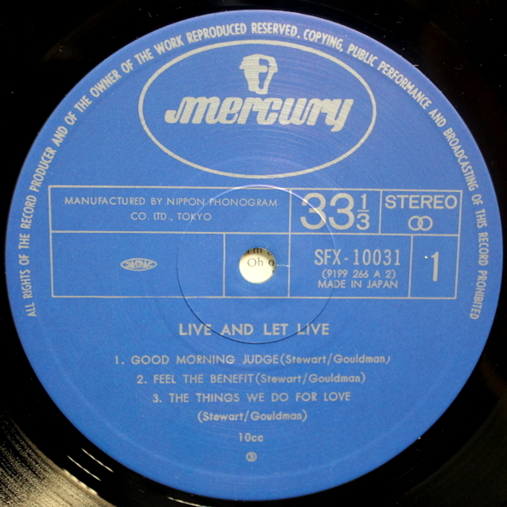 10cc / Live And Let Live (2LP)