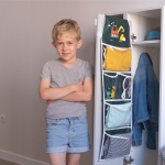 Кармашки для детского сада на липучке. Экскаватор