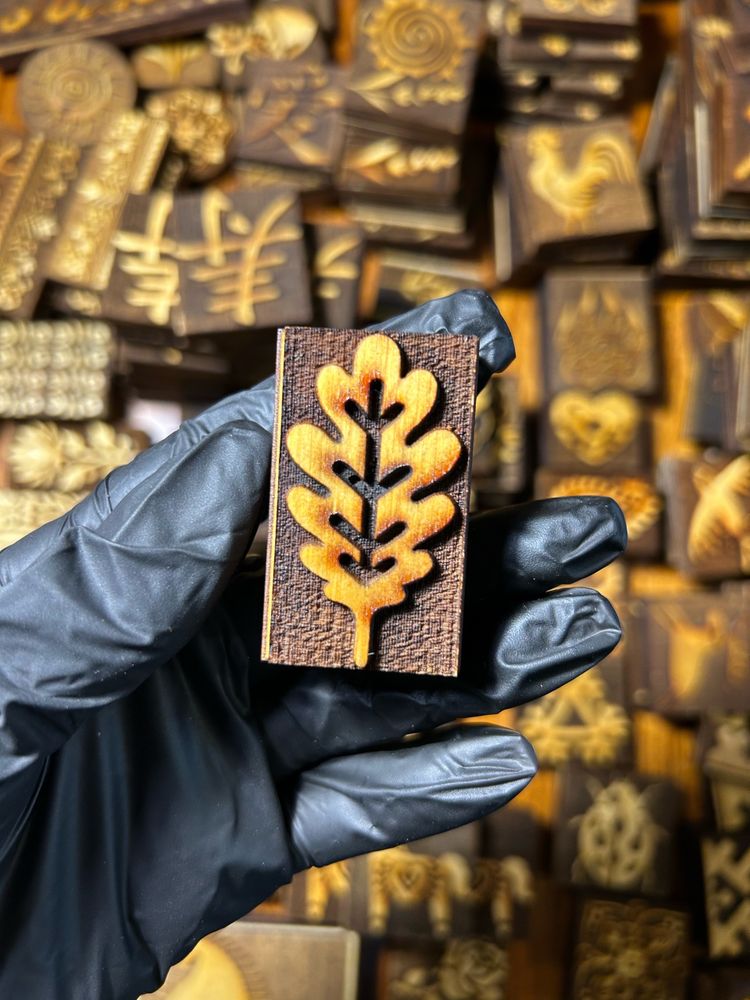 Деревянный штамп 128 (5x2,8 см) (Уценка!)