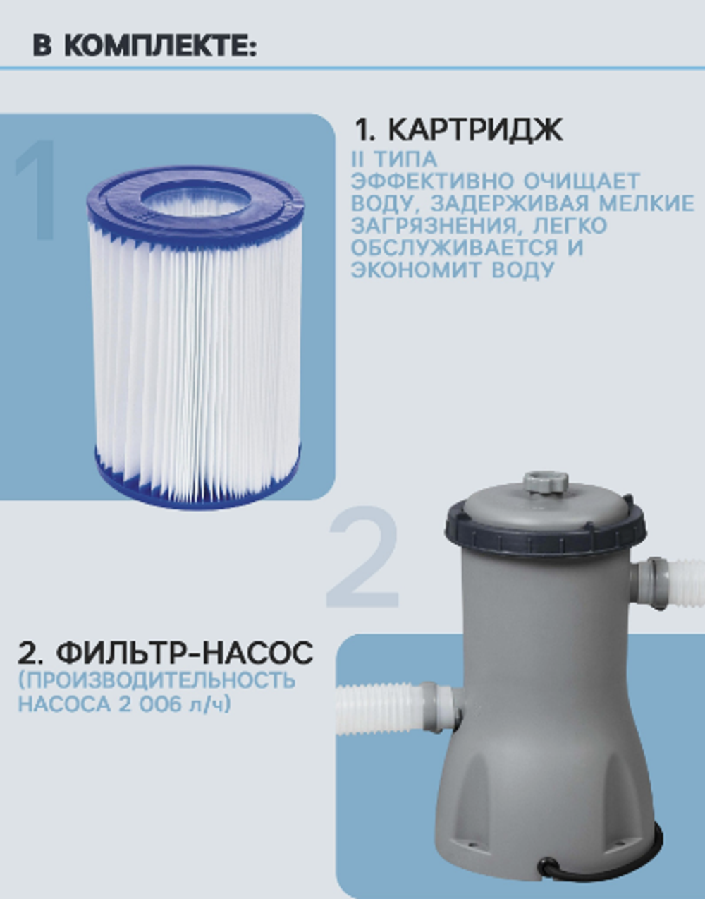 Бассейн каркасный Bestway Steel Pro MAX, 366×100 см, фильтр-насос, круглый