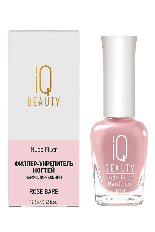 IQ Beauty Средство для ногтей Nude Filler Rose Bare (Филлер-укрепитель) , 12,5 мл