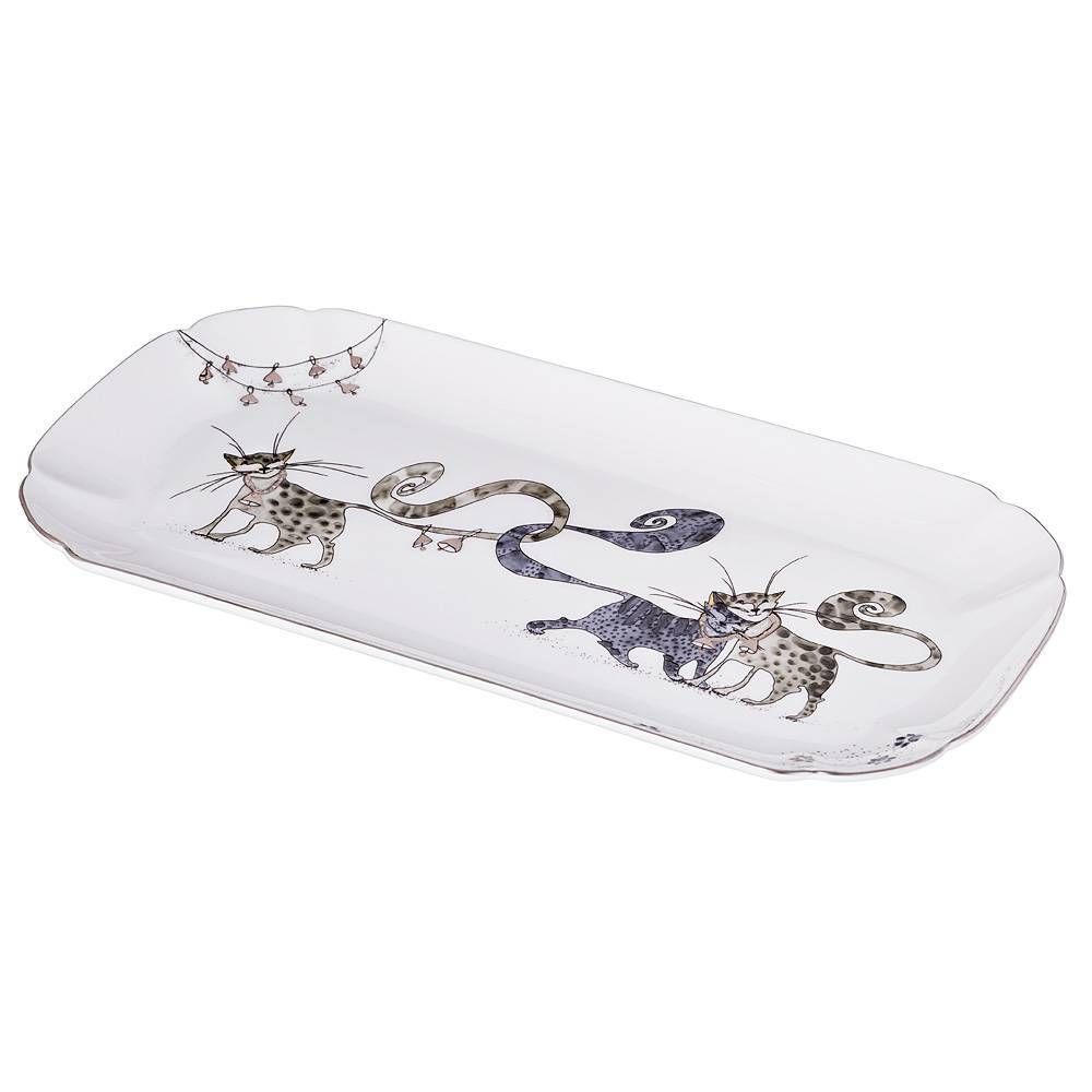 БЛЮДО LEFARD "КОТИКИ" 28*14,5 СМ (КОР=36ШТ.)