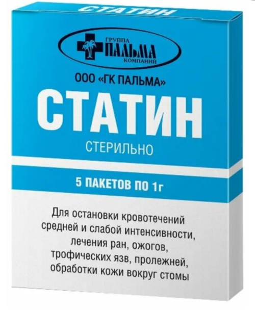 Статин пальма (5 пакетов по 1 г)