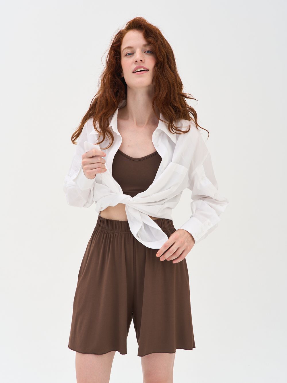 Шорты домашние "Шоколад" женские