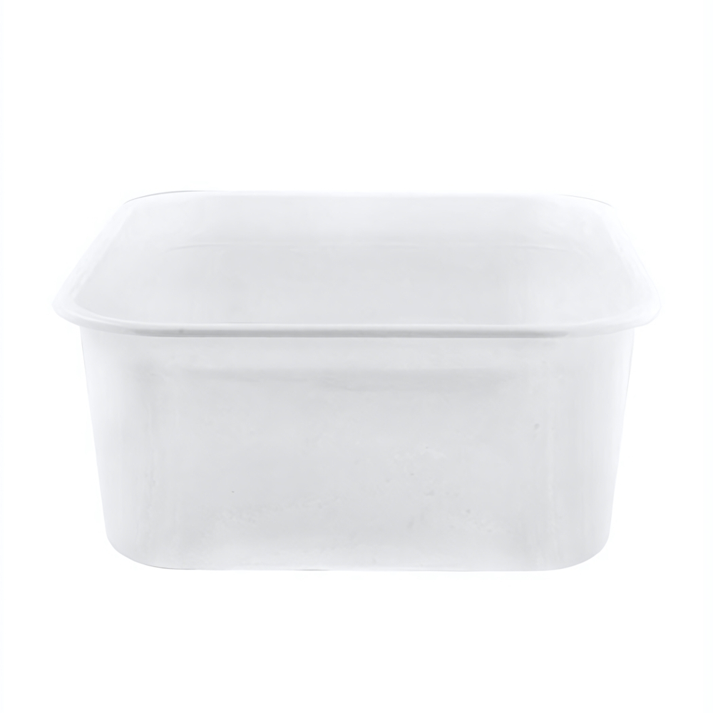 Емкость 6,5 л (прямоугольная) белая