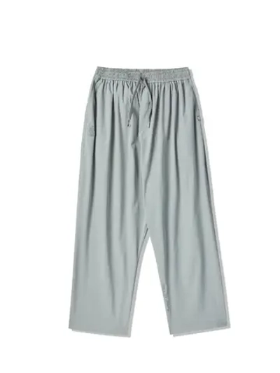 Широкие брюки на завязках