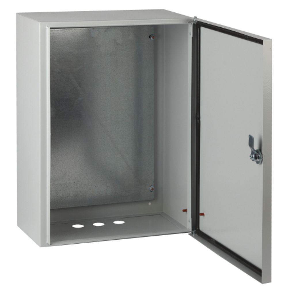Корпус металлический ЭРА ЩМП-1-0 (395х310х220) IP54 У2 серый | Корпуса металлические с монтажной панелью