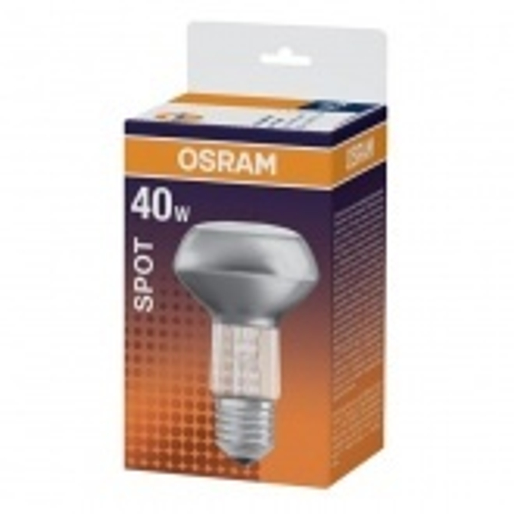 Лампа накаливания зеркальная CONCENTRA R63 SPOT 40W 220V E27 430cd 30° d63x105mm Osram 4052899182240