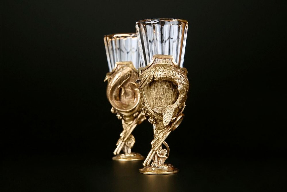 Набор рюмок-лафитников "Рыбалка Трофеи"