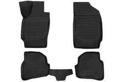 Коврики в салон для VW Polo (V, Vp) 2009-2020, 4 шт. седан (Повышенная устойчивость, повышенная износостойкость) FORMAT.3D.51.30.210K