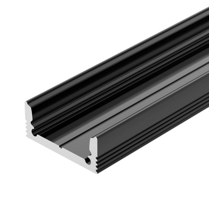 Профиль Arlight SL-SLIM-H7-2000 BLACK 037110