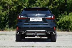 Фаркоп с унив. электрикой Smart, съемный квадрат, с НЕРЖ накладкой LEXUS RX (кроме Long) 2015-19, F-Sport 2015-19 (паспорт и сертификат) ПТ ГРУПП.LRX-15-991124.00