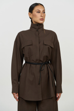 Рубашка удлиненная