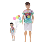 Кукла тип Модель с ребенком и аксессуарами, коробка YY2077