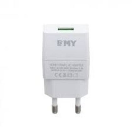 СЗУ с кабелем lightning 1USB 1.0A EMY MY-A101 white