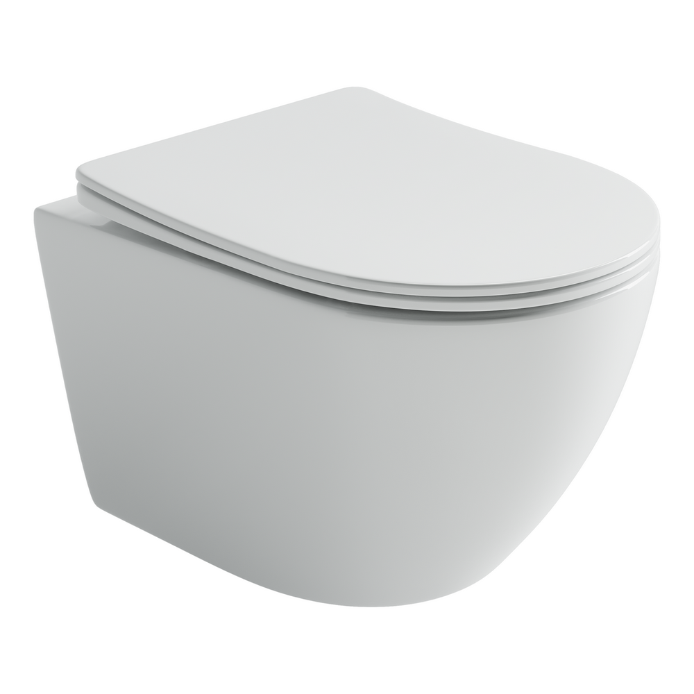 Подвесной унитаз CERAMICANOVA Uno смыв Торнадо 490x360x360 белый