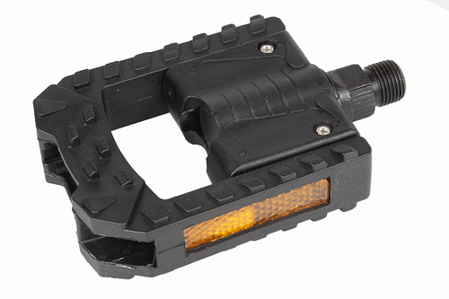 Педали MX-P178, ось 9/16", складные со светоотражателями, нейлоновые чёрные