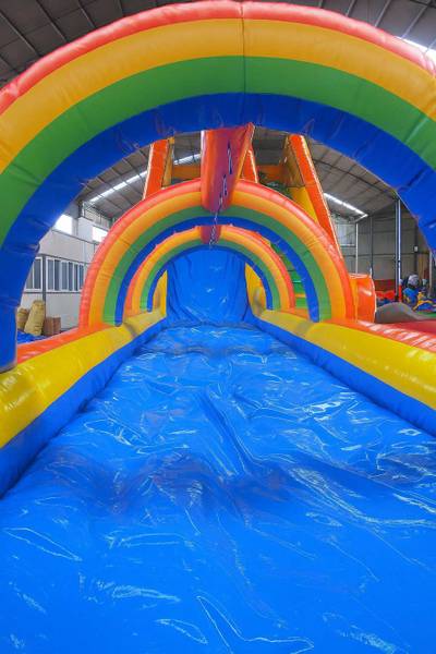 Водная горка с бассейном «Тропические выходные», 11*4*5 м