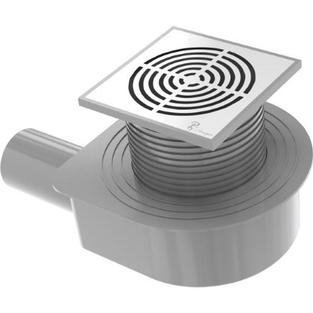 Душевой трап Boheme Smart Design 984-15-CR 15x15cm, нержавеющая сталь