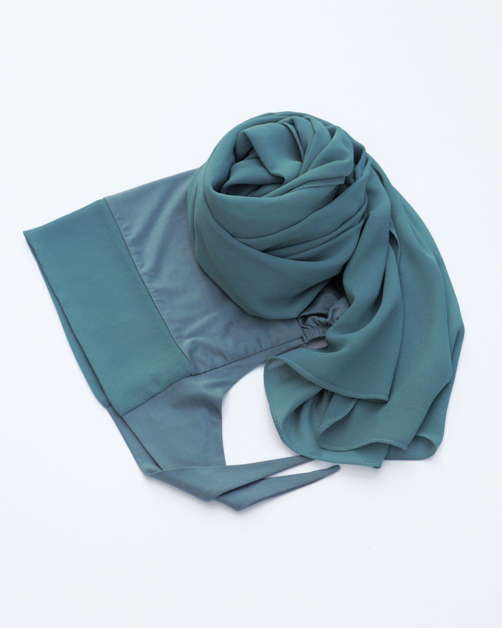 хиджаб комплект темно-зеленый